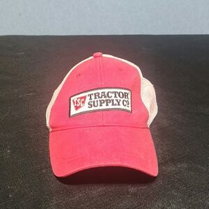 Tractor Supply Co Red and White Cap